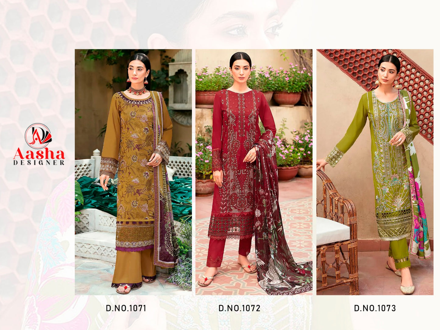 Chevron Premium Collection Vol 1 Aasha Designer Rayon 16Kg Pakistani Salwar Suits Wholesale Rate