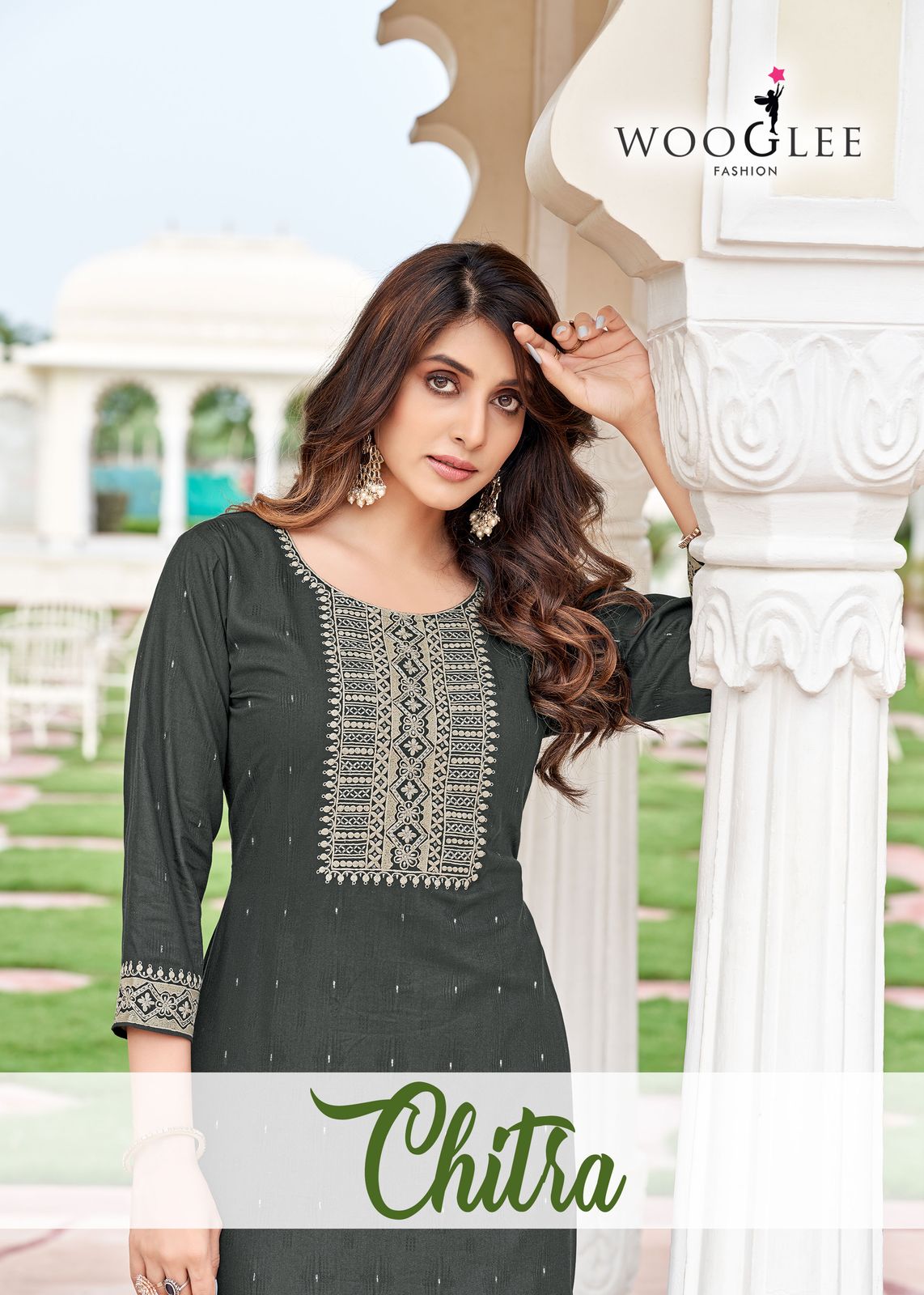 Chitra Wooglee Rayon Long Kurtis Supplier India