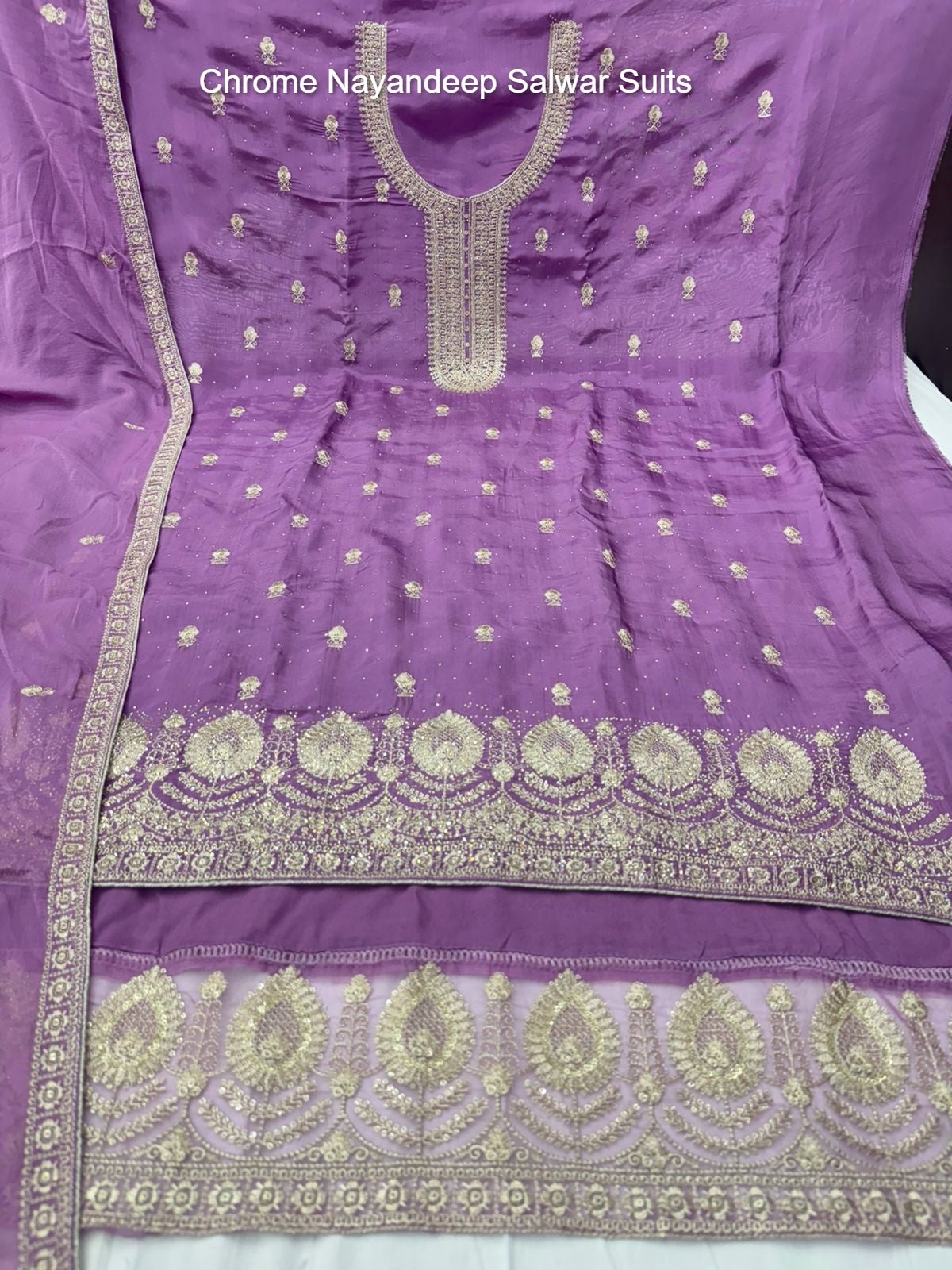 Chrome Nayandeep Viscose Salwar Suits Manufacturer Ahmedabad