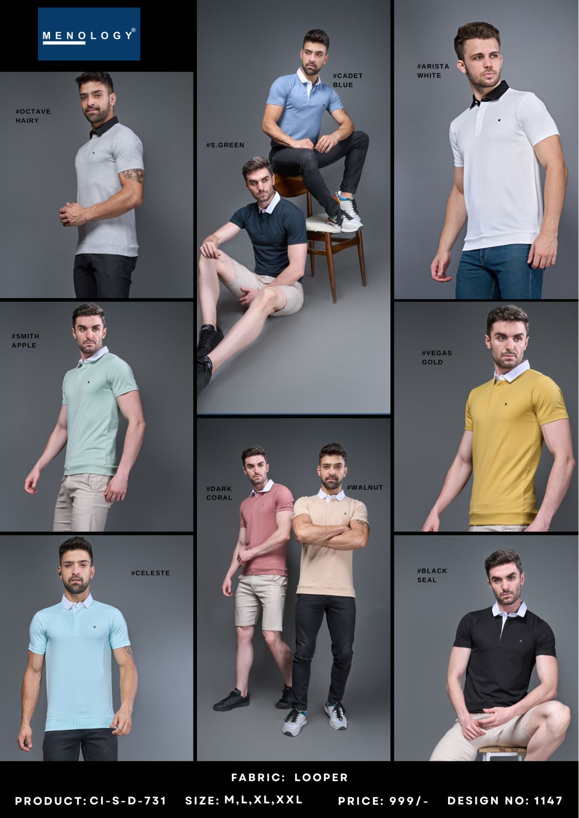 Ci S D731 Menology Looper Mens Tshirts Exporter