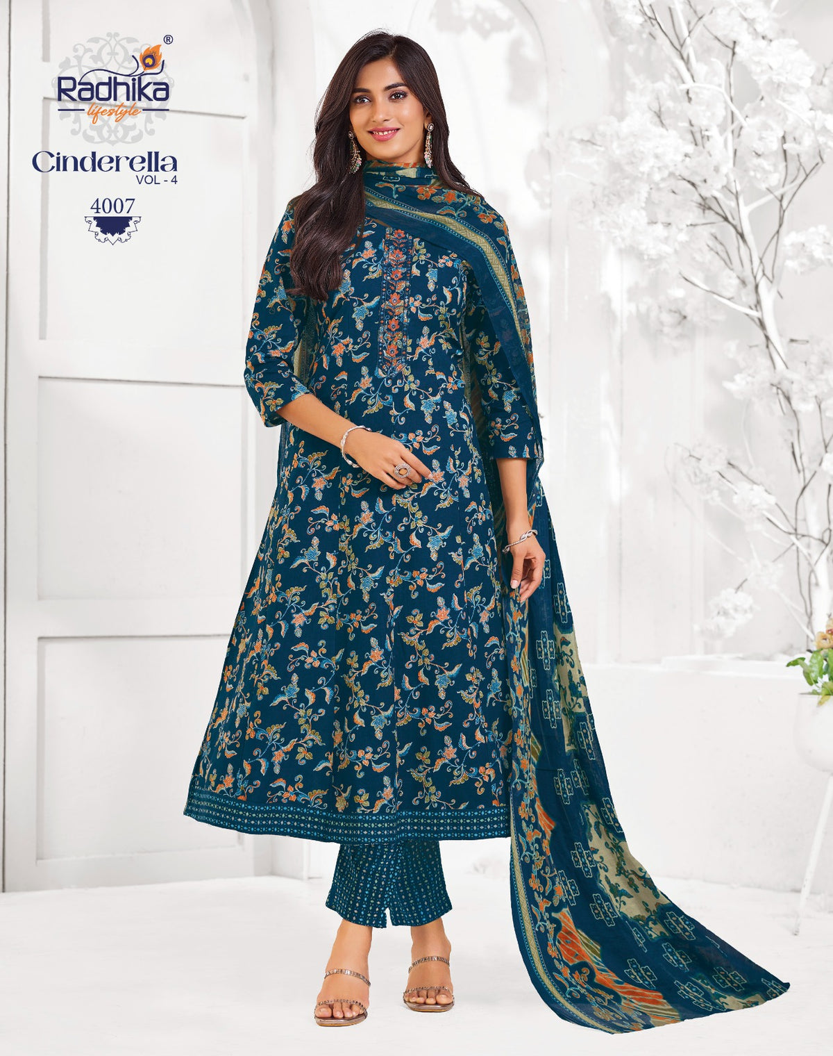 Cinderella Vol 4 Radhika Lifestyle Cotton Readymade Anarkali Suits Wholesaler India