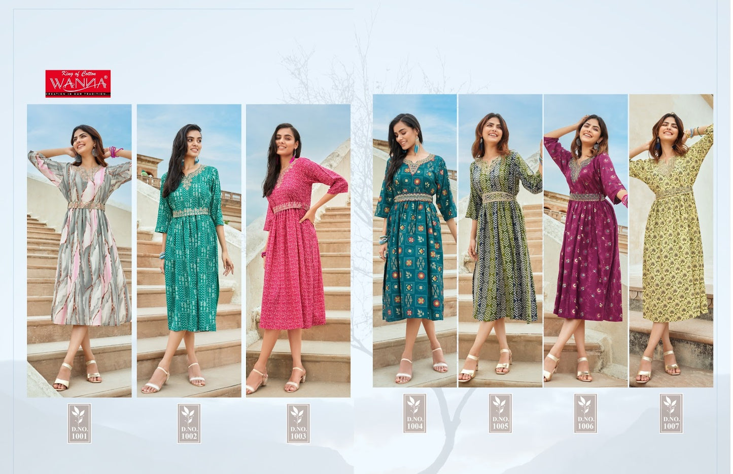 Cindrella Wanna Pure Rayon A-Line Kurti