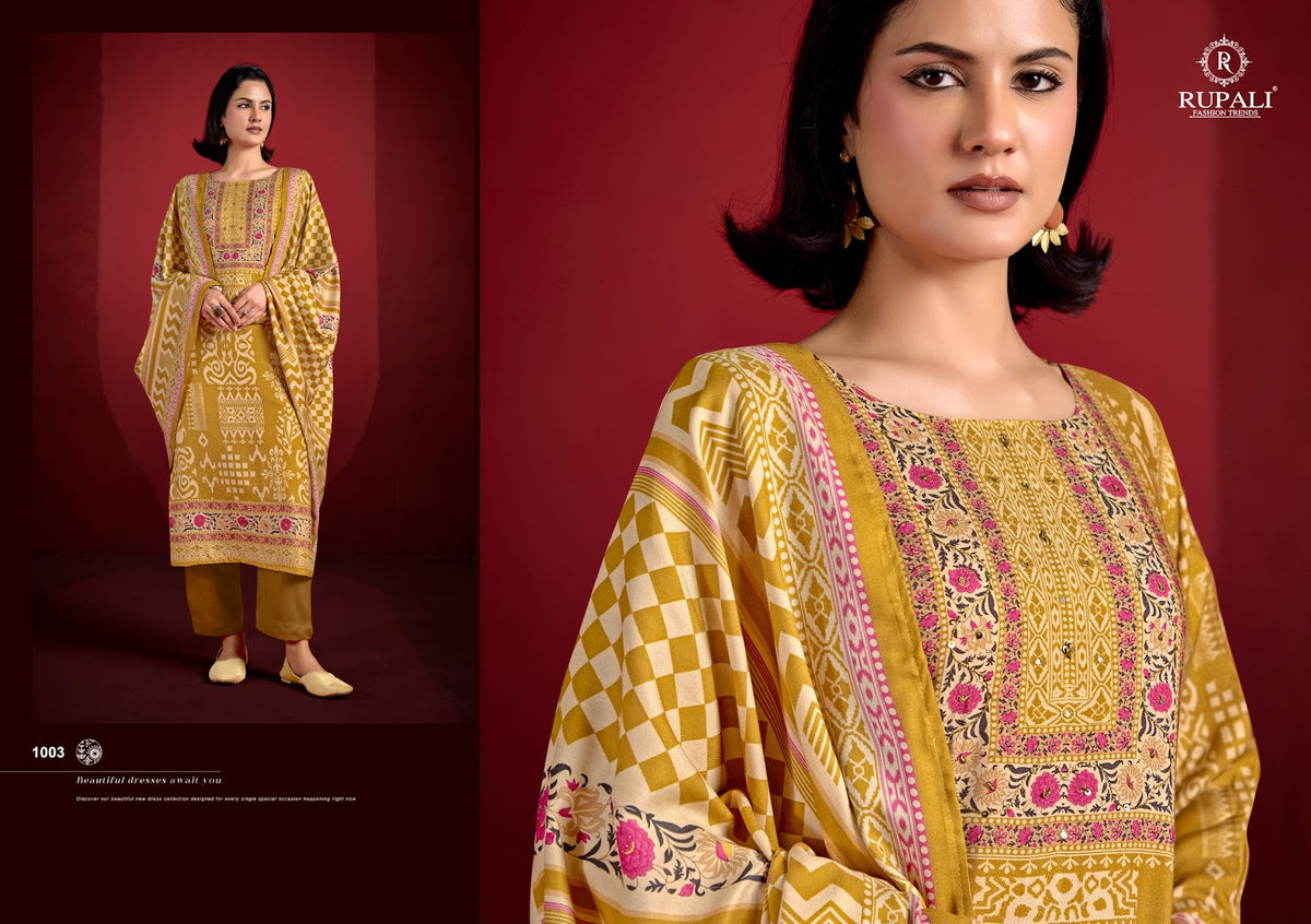 Clara Rupali Pashmina Suits Supplier Gujarat
