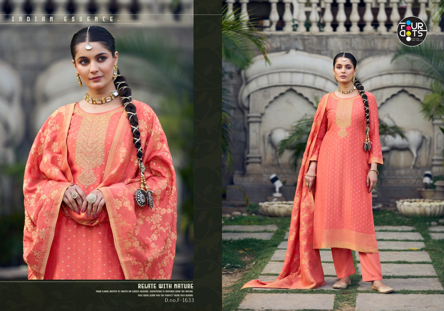 Colbee Four Dots Viscose Muslin Pant Style Suits Exporter Gujarat