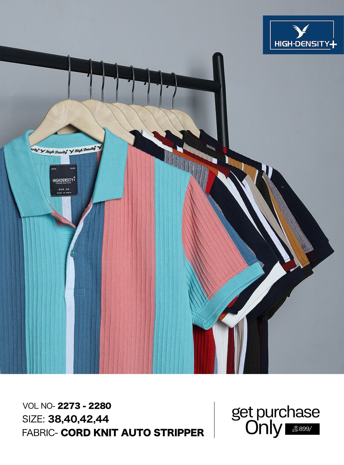 Collar Neck Vol No 2273-2280 High Density Knit Mens Tshirts Exporter