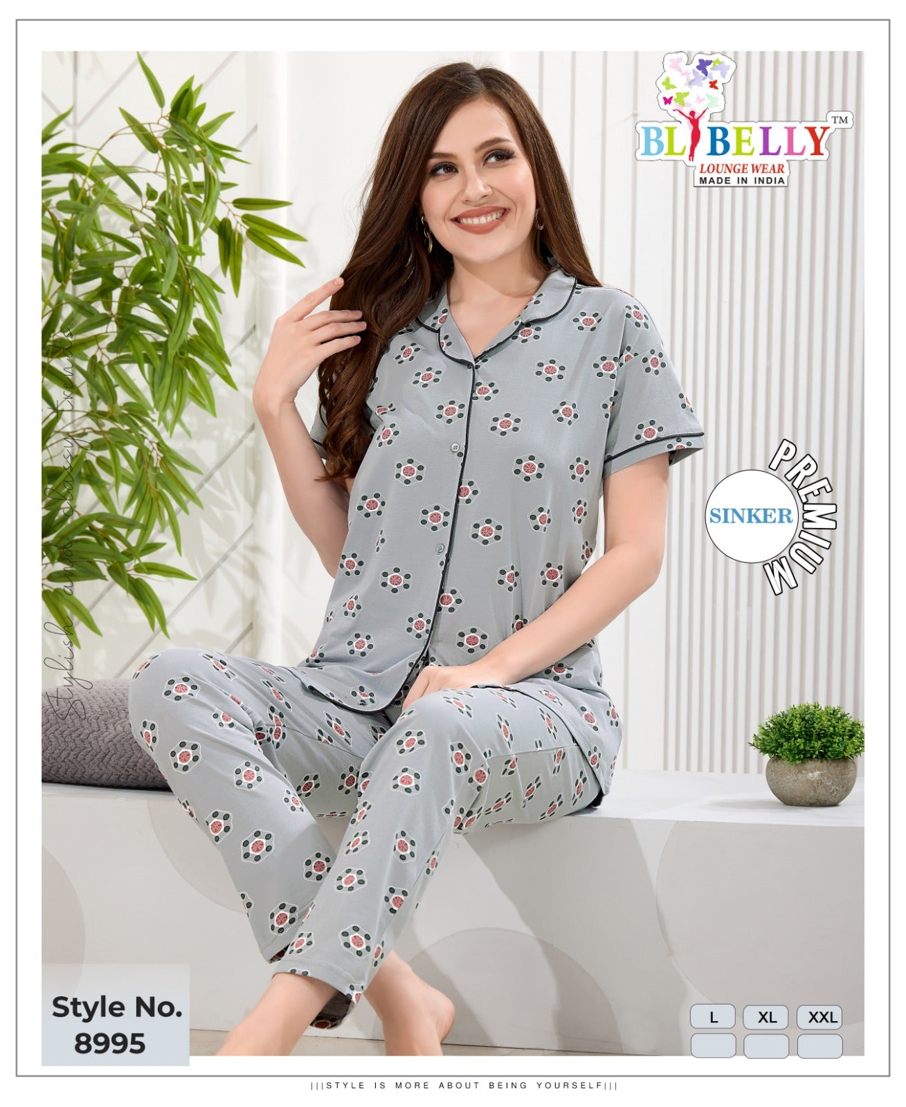 Collar Vol 659 Belly Sinker Collar Night Suits Wholesale Price