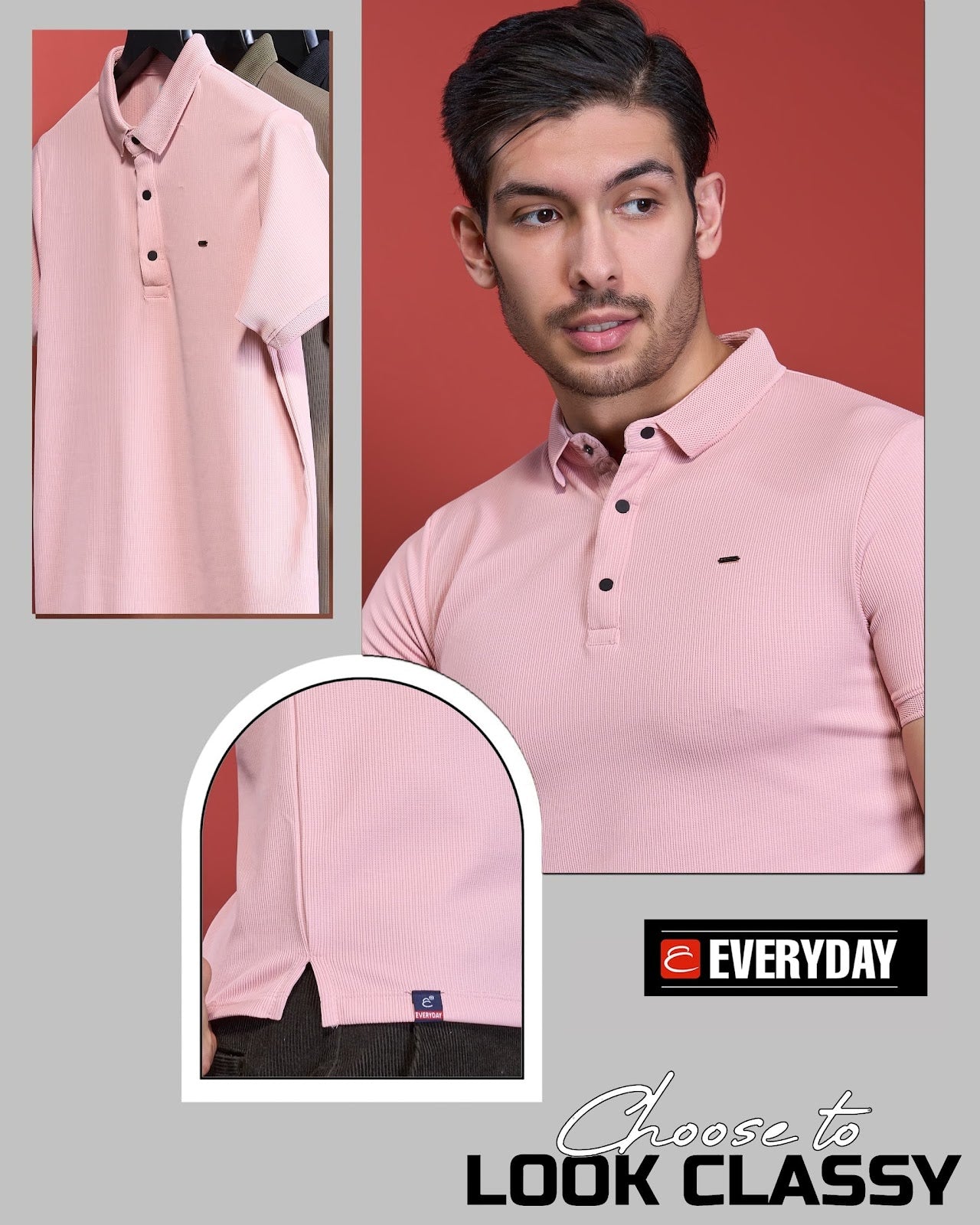 Collar Vol 725 Everyday Cord Line Mens Tshirts Wholesale Rate