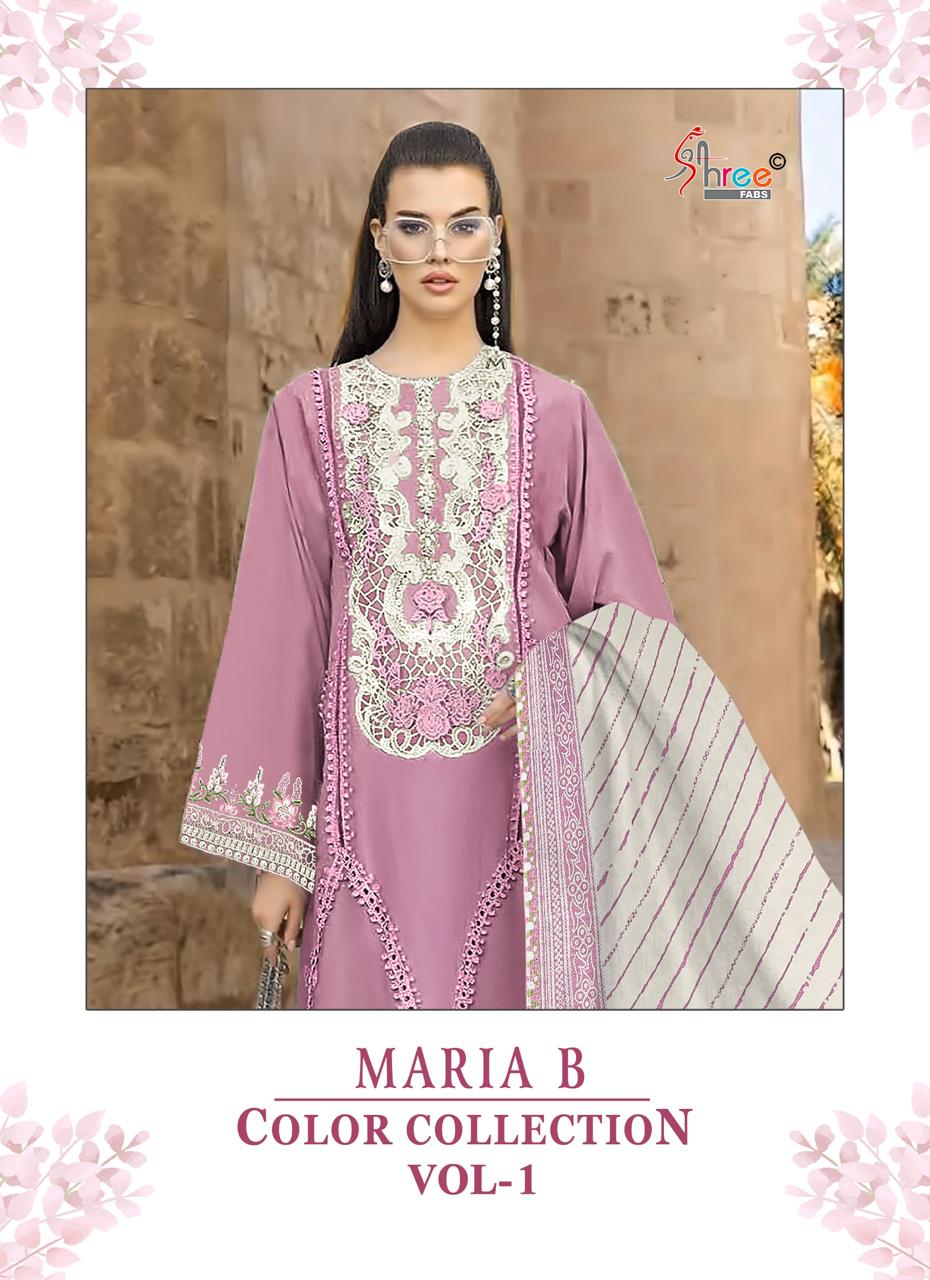 Colour Collection Vol 1 Shree Fabs Pure Cotton Pakistani Salwar Suits Exporter India