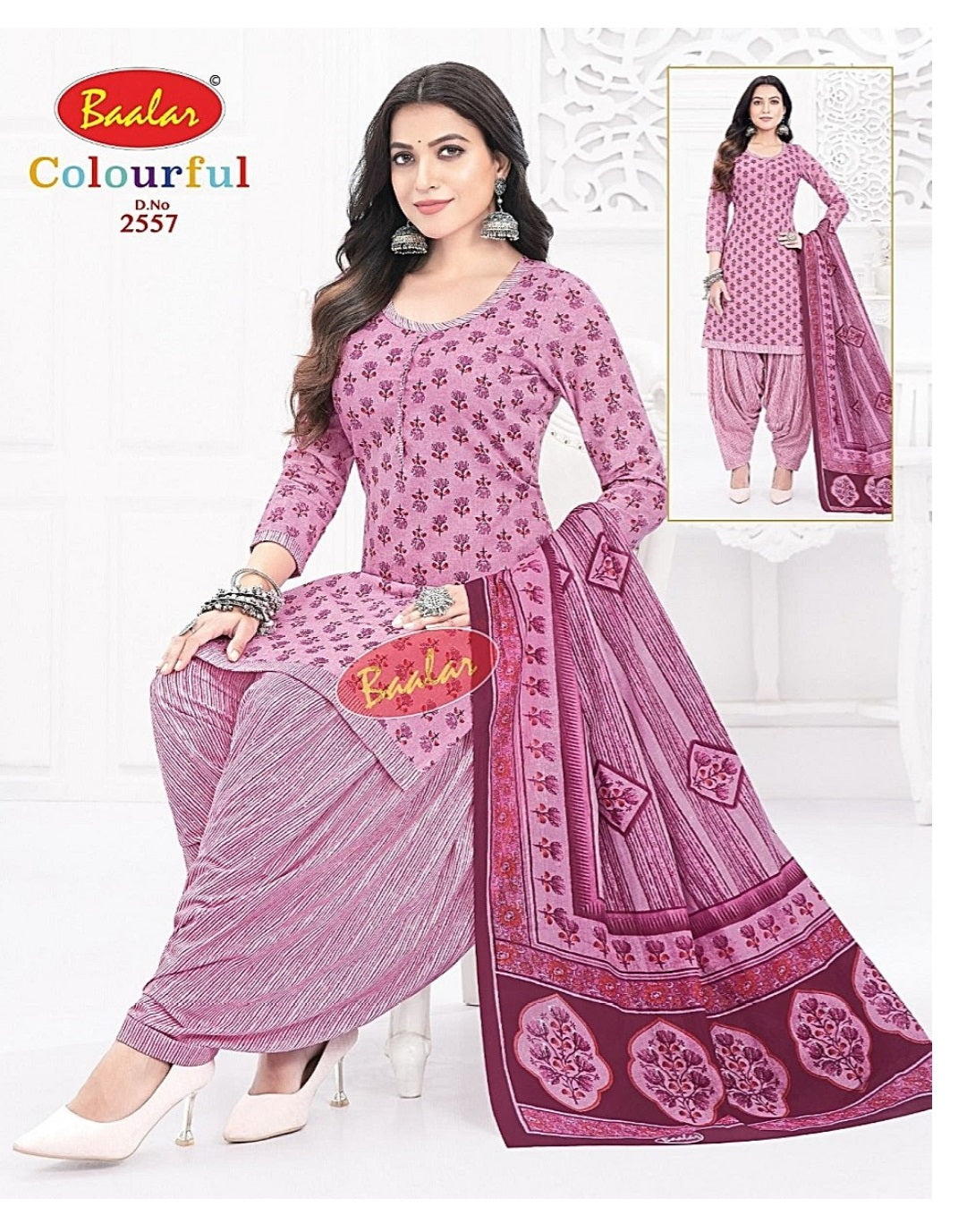 Colourful Vol 25 Baalar Cotton Dress Material Wholesale Price