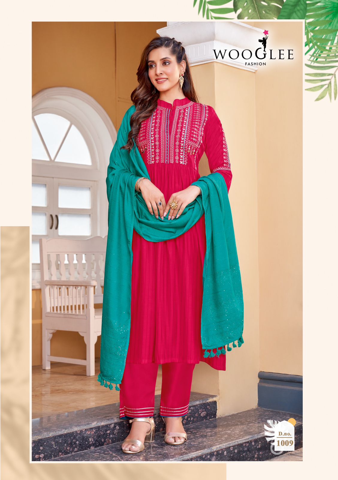 Coral Vol 2 Wooglee Rayon Readymade Pant Style Suits Exporter Gujarat