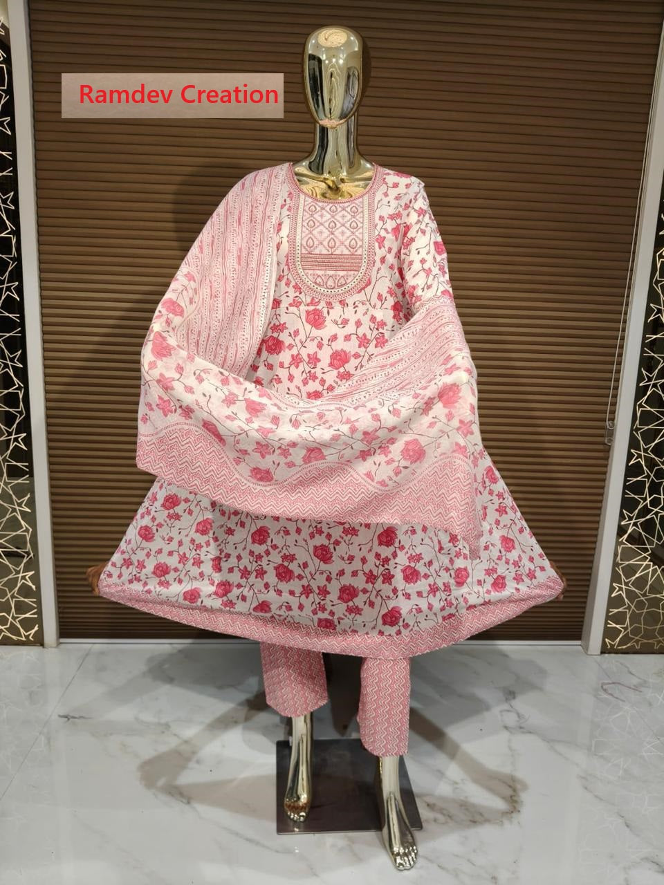 Cotton 010626 Ramdev Creation Readymade Anarkali Suits Wholesaler India