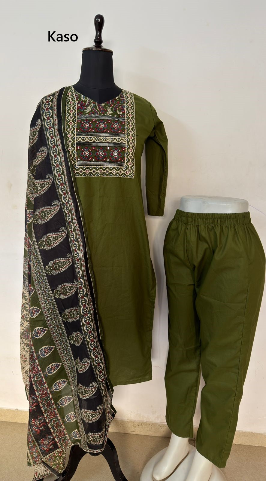 Cotton 161225 Kaso Readymade Pant Style Suits Exporter