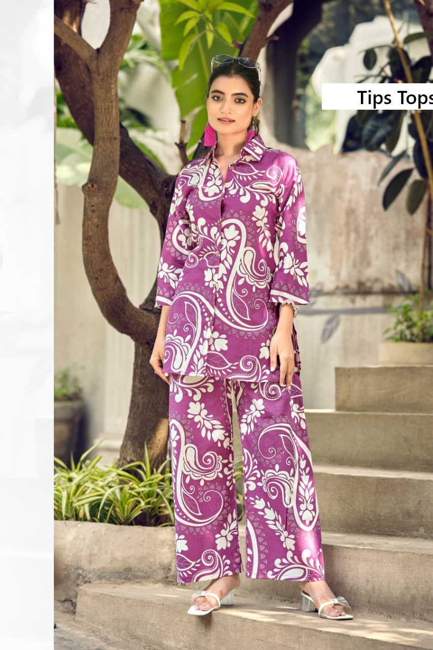 Cotton Beats Vol 4 Tips Tops Cotton Co Ord Set Wholesale