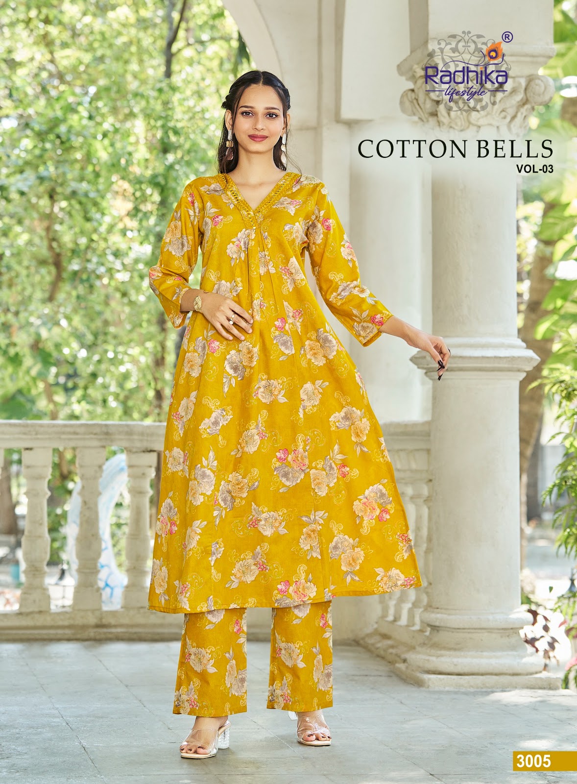 Cotton Bells Vol 3 Radhika Lifestyle Cotton Co Ord Set Manufacturer Gujarat