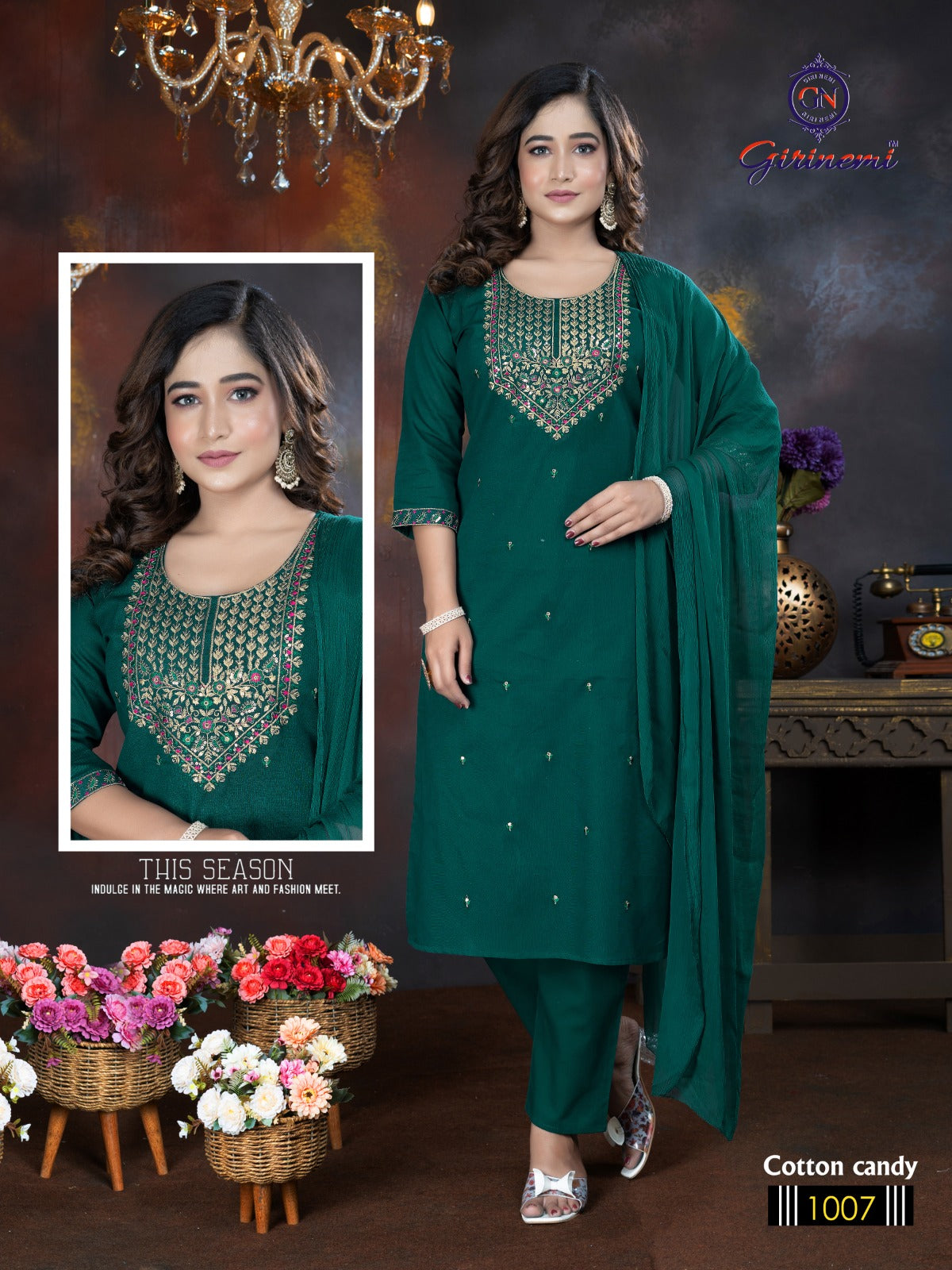 Cotton Candy Vol 1 Girinemi Readymade Pant Style Suits Manufacturer Ahmedabad