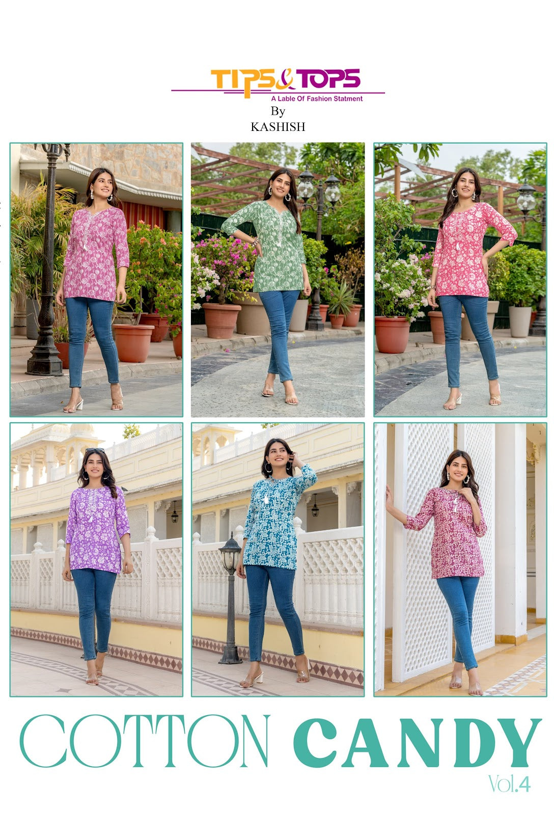 Cotton Candy Vol 4 Tips Tops Cotton Fancy Tops Exporter Gujarat
