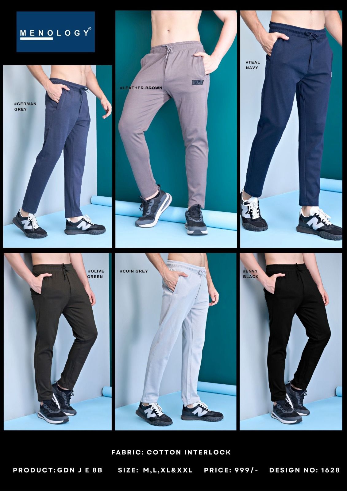 Cotton Gdn J E 8(B) Menology Mens Joggers Wholesale Price