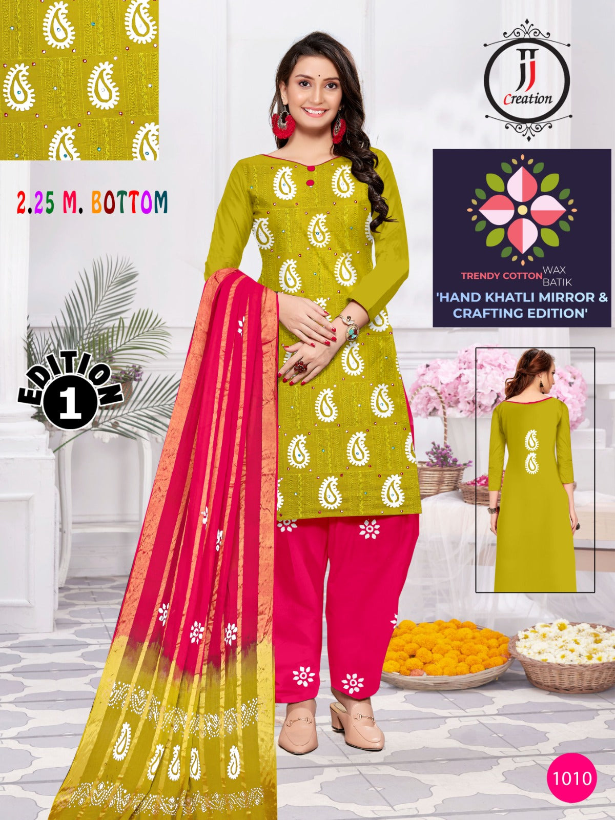 Crafting Edition 1 Jj Cotton Dress Material Wholesaler Gujarat