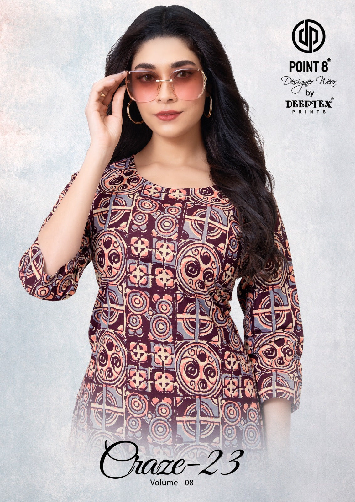 Craze 23 Vol 8 Point 8 Deeptex Prints Cotton Co Ord Set Wholesaler Gujarat