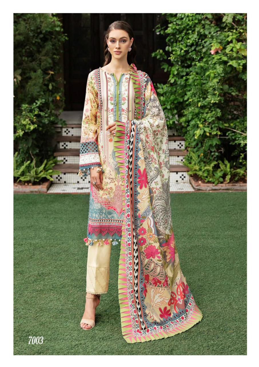 Crimson Heavy Lawn Vol 7 Jade Cotton Karachi Readymade Suits Wholesale Rate
