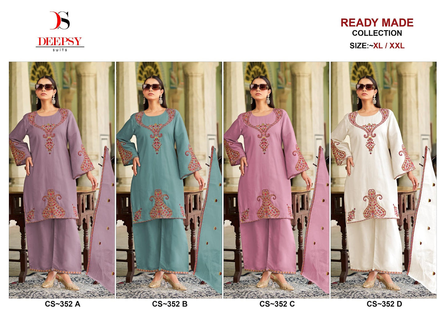 Cs 352 Deepsy Pakistani Readymade Suits Wholesaler India