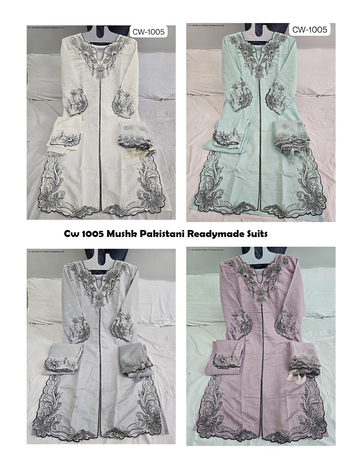 Cw 1005 Mushk Roman Pakistani Readymade Suits Exporter Ahmedabad