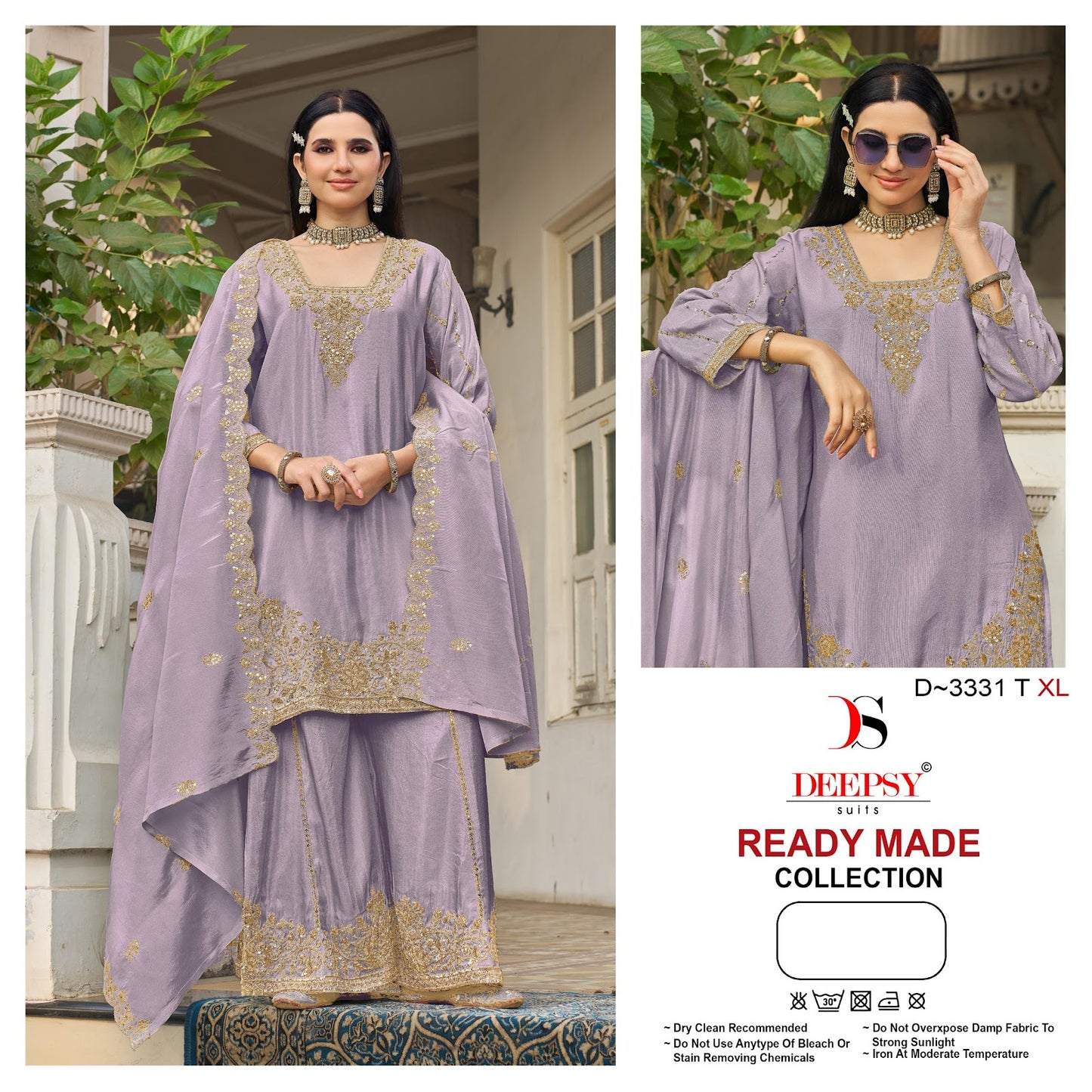 D 3331 Qrst Deepsy Tissue Silk Pakistani Readymade Suits Wholesale