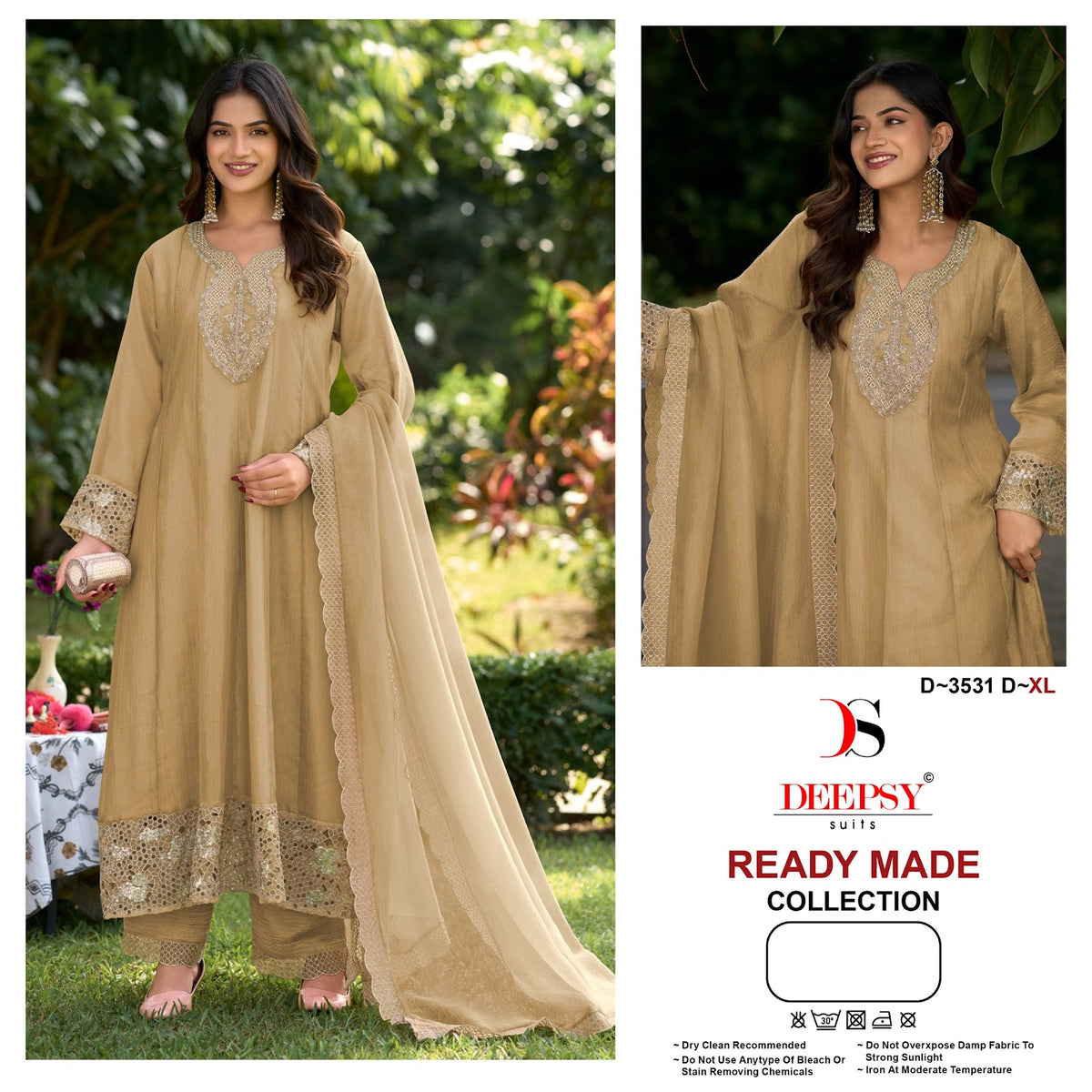 D 3531 (Anarkali) Deepsy Silk Pakistani Readymade Suits Manufacturer Ahmedabad