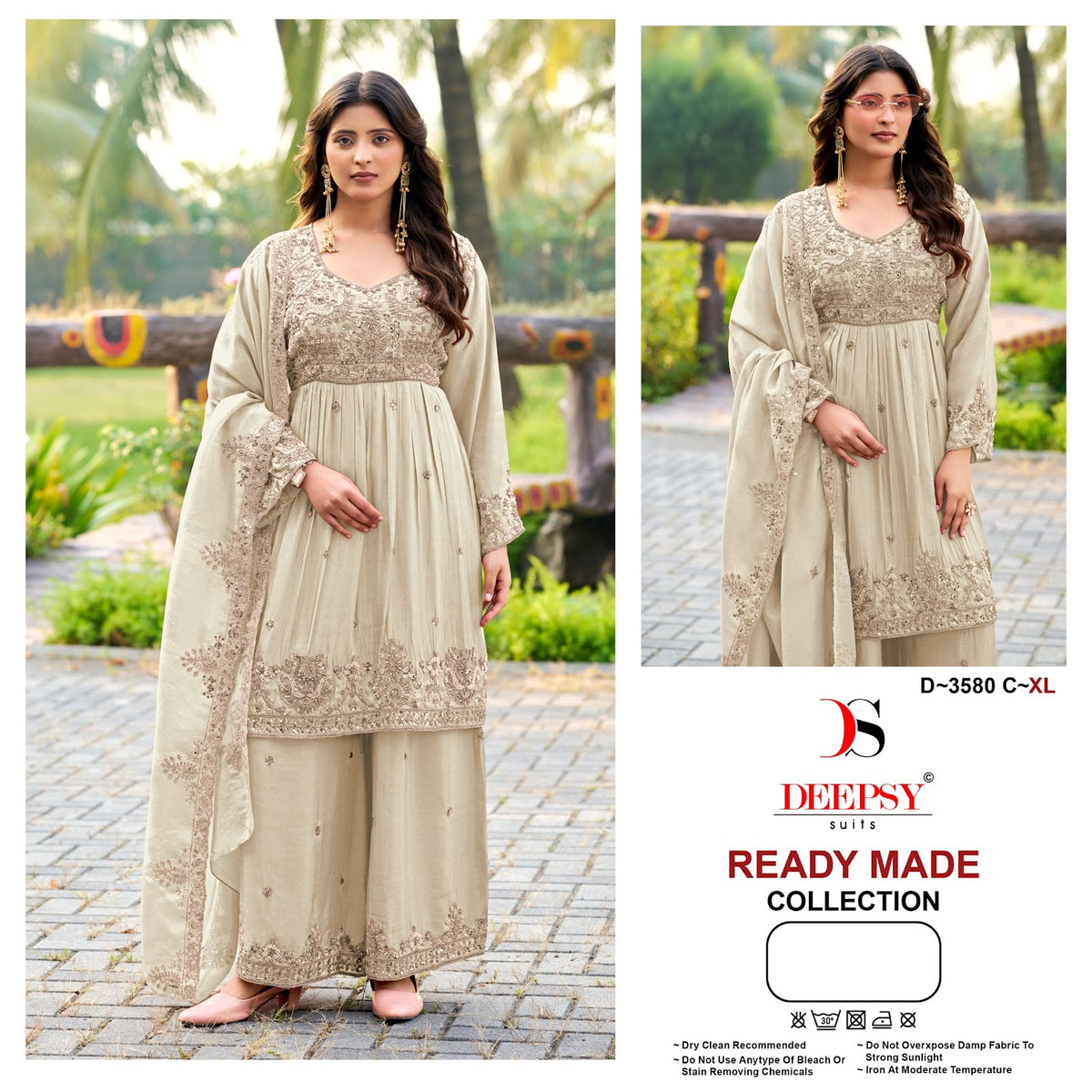 D 3580 Deepsy Tissue Silk Pakistani Readymade Suits Supplier Ahmedabad