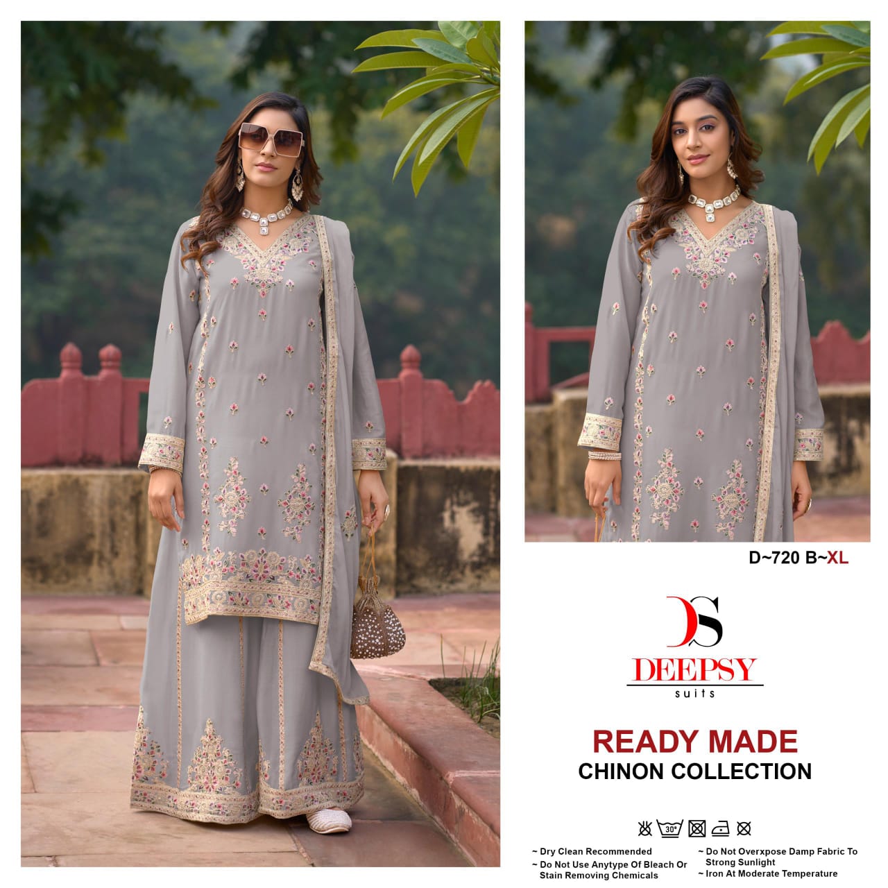 D 720 Deepsy Chinon Pakistani Readymade Suits Wholesaler Gujarat