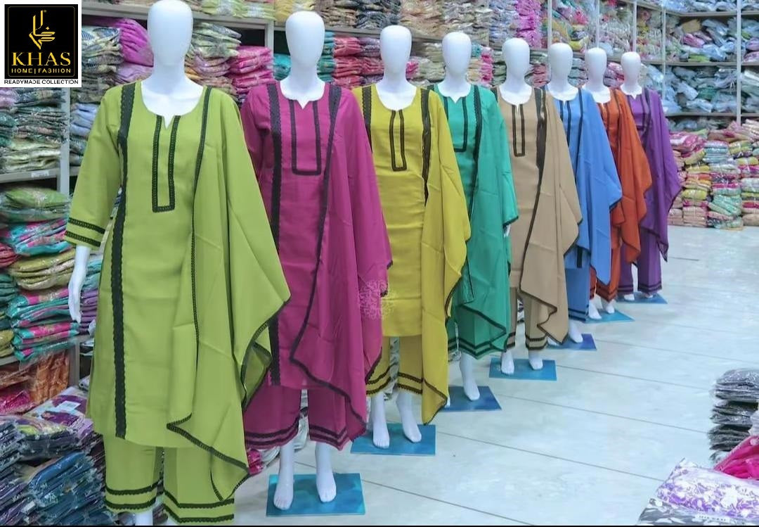 D No 48 Khas Roman Silk Pakistani Readymade Suits Wholesale Price