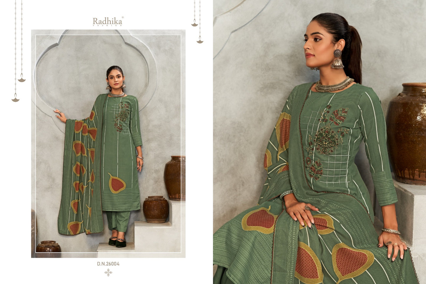 Daisy Radhika Fashion Azara Lawn Karachi Salwar Suits Manufacturer India