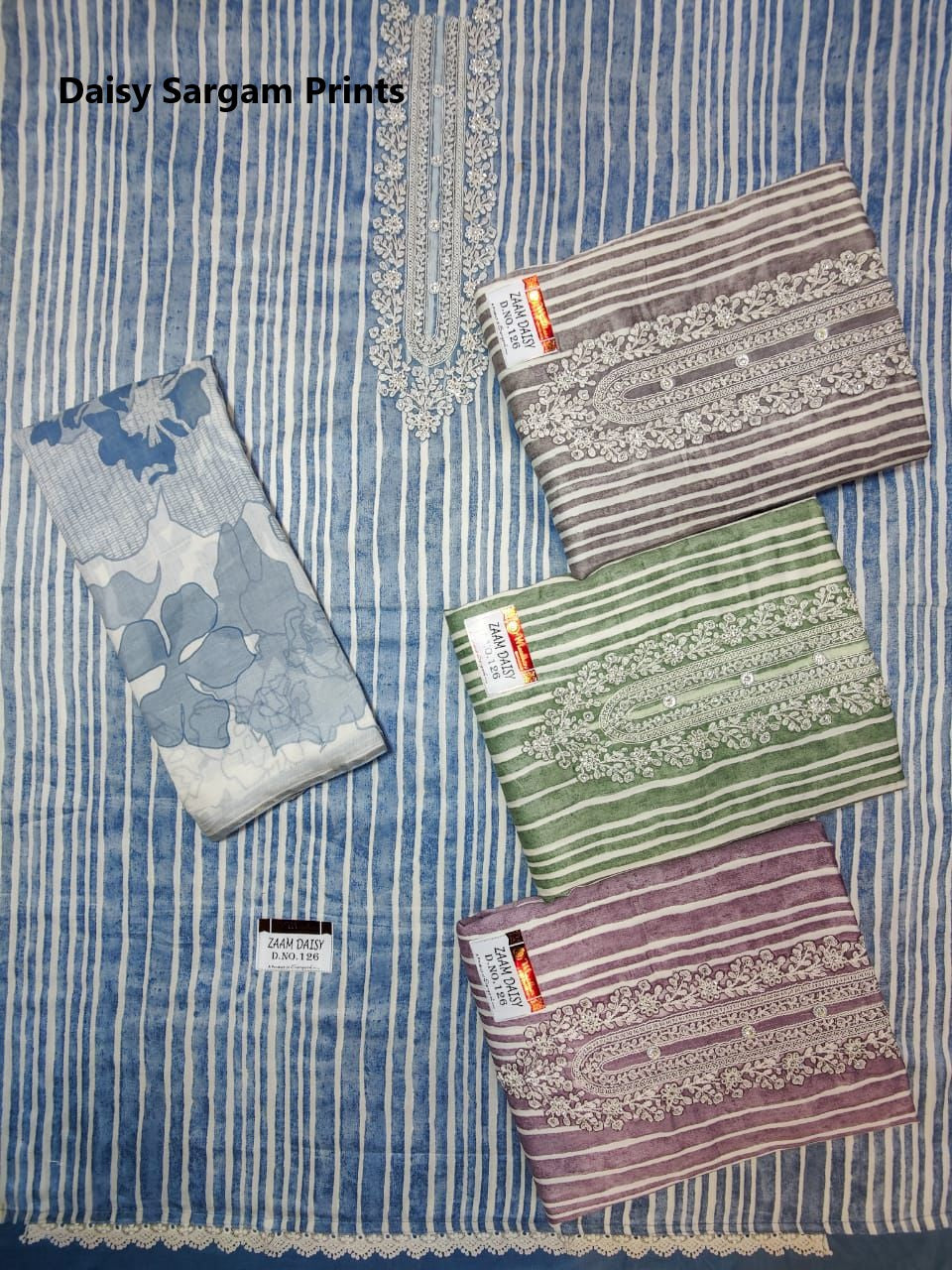 Daisy Sargam Prints Zam Salwar Suits Manufacturer Ahmedabad