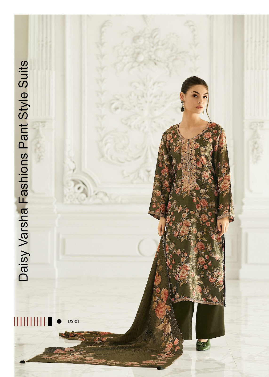 Daisy Varsha Fashions Simmer Pant Style Suits Wholesale