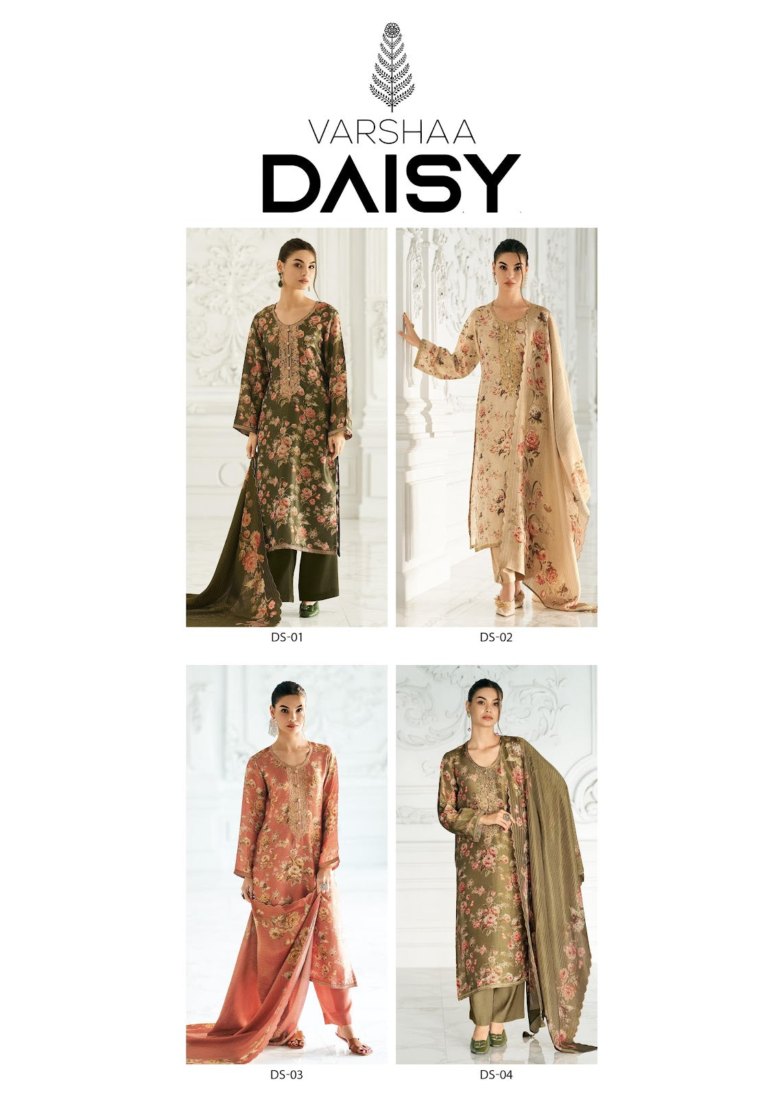 Daisy Varsha Fashions Simmer Pant Style Suits Wholesale