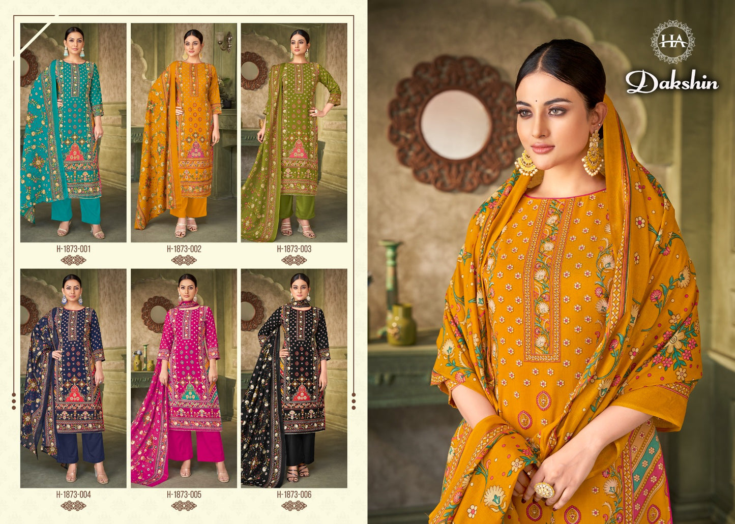 Dakshin Harshit Fashion Viscose Rayon Karachi Salwar Suits Wholesale Price