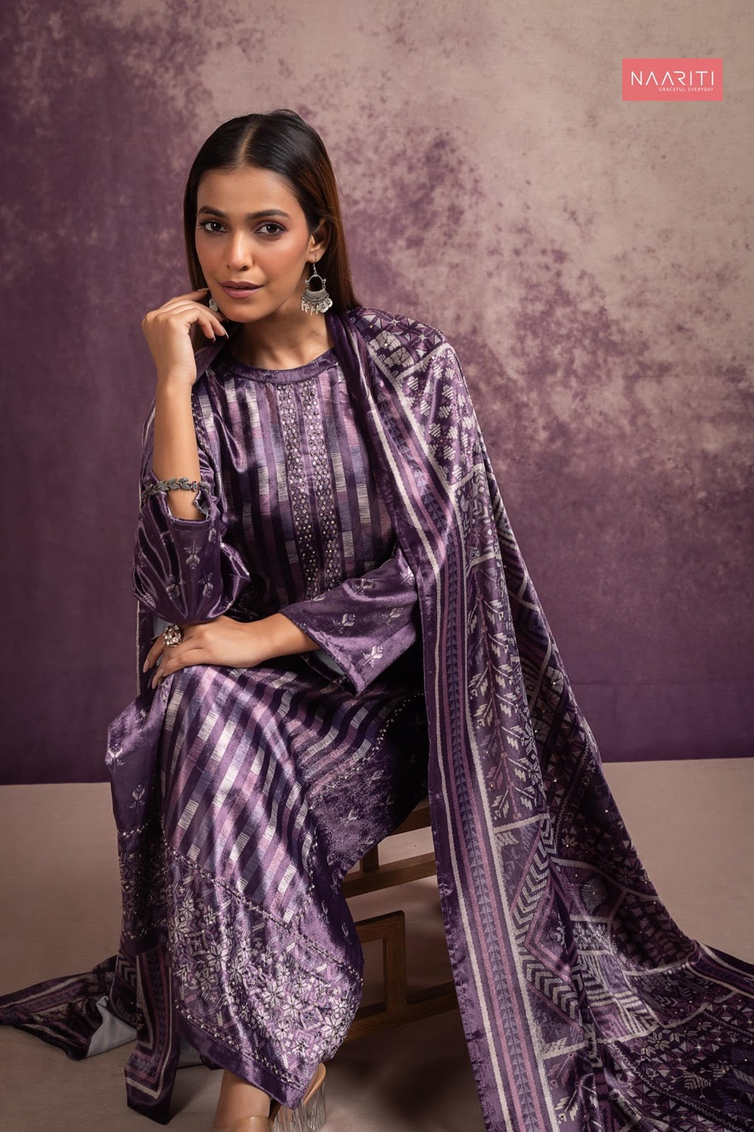 Dareen Naariti Pashmina Suits Wholesale Rate