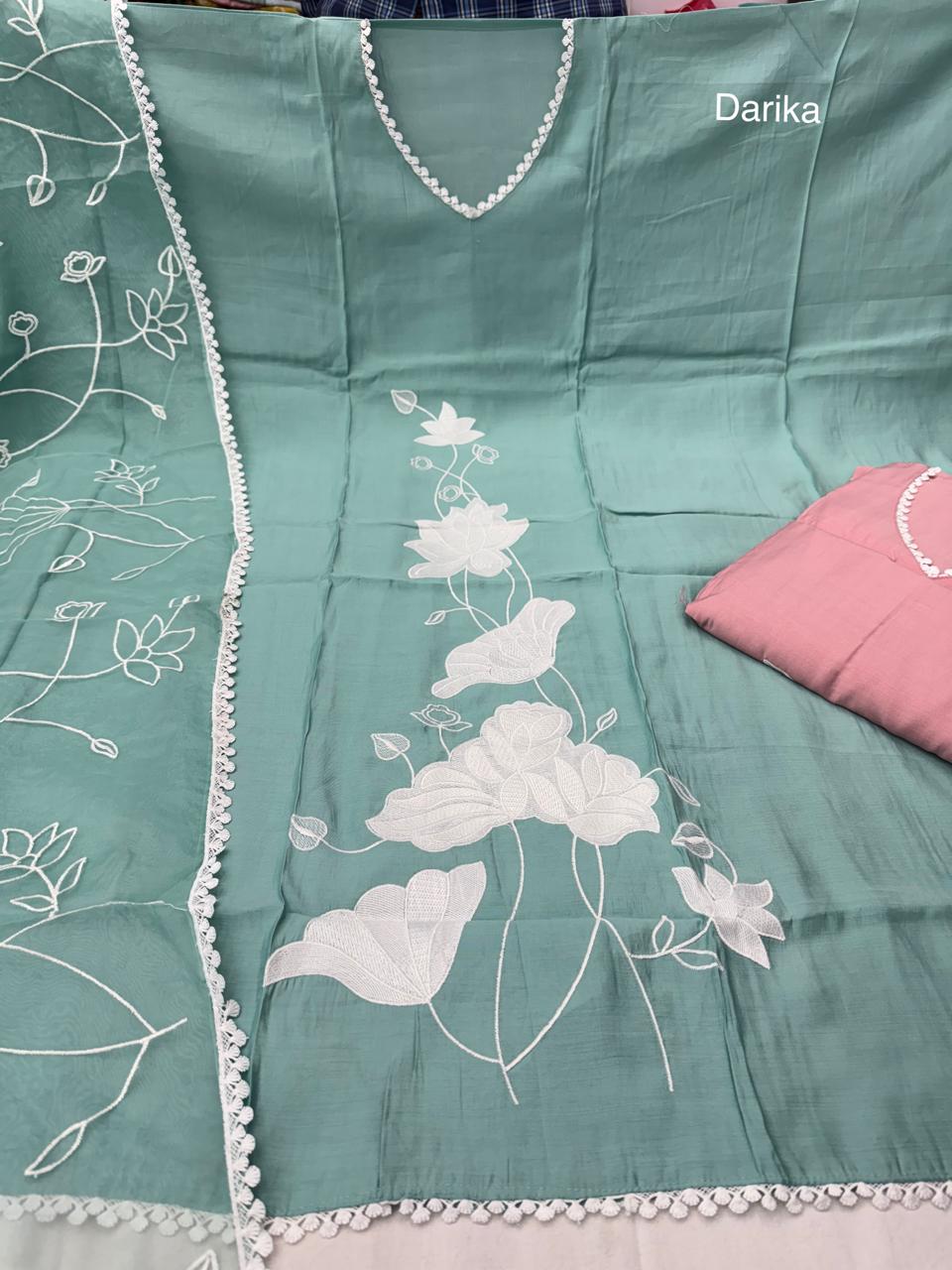 Darika Nayandeep Roman Silk Salwar Suits Exporter Ahmedabad