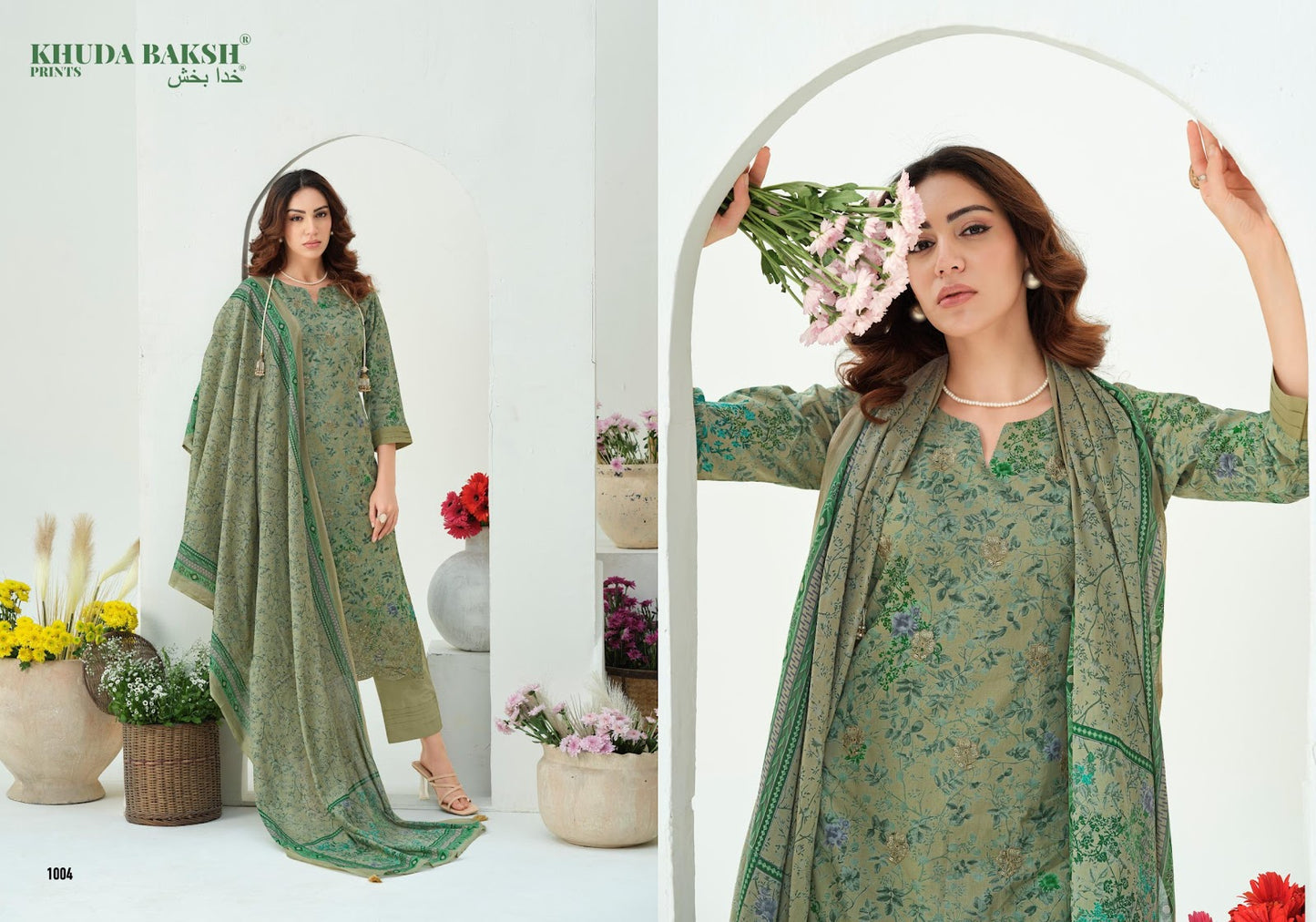 Dastaan E Ishq Khuda Baksh Prints Lawn Karachi Salwar Suits Wholesale
