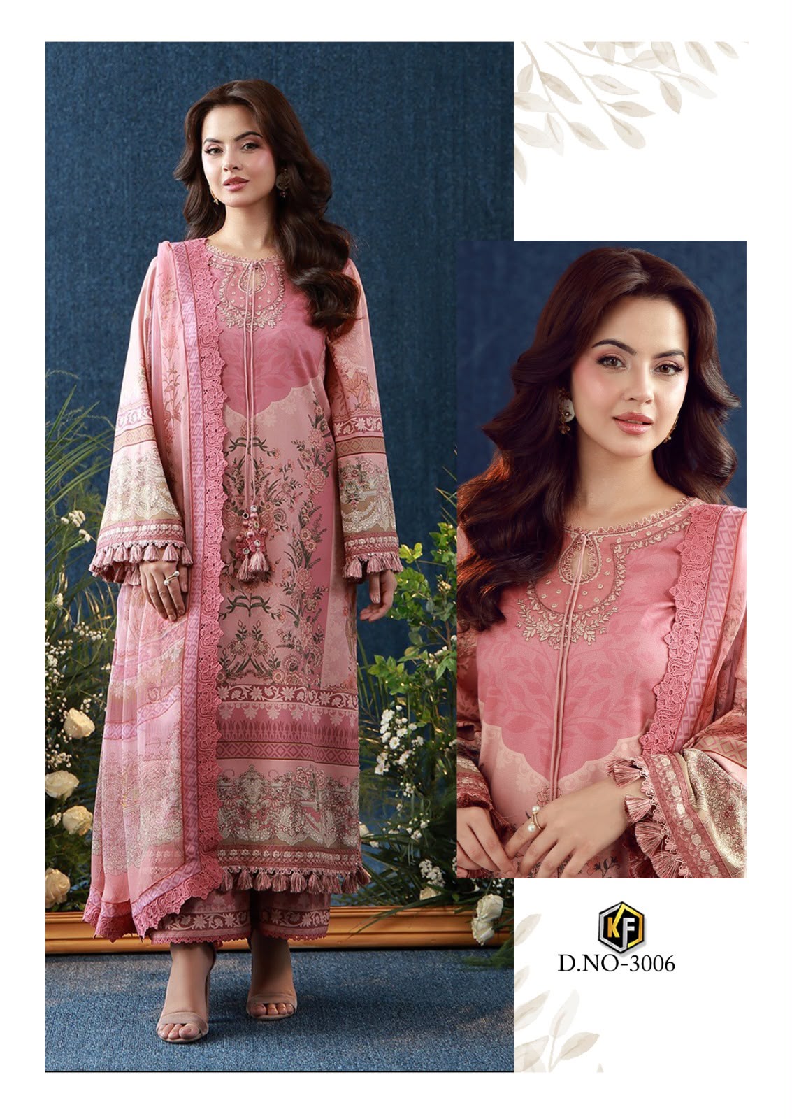Dastak Vol 3 Keval Fab Lawn Cotton Karachi Salwar Suits Supplier India