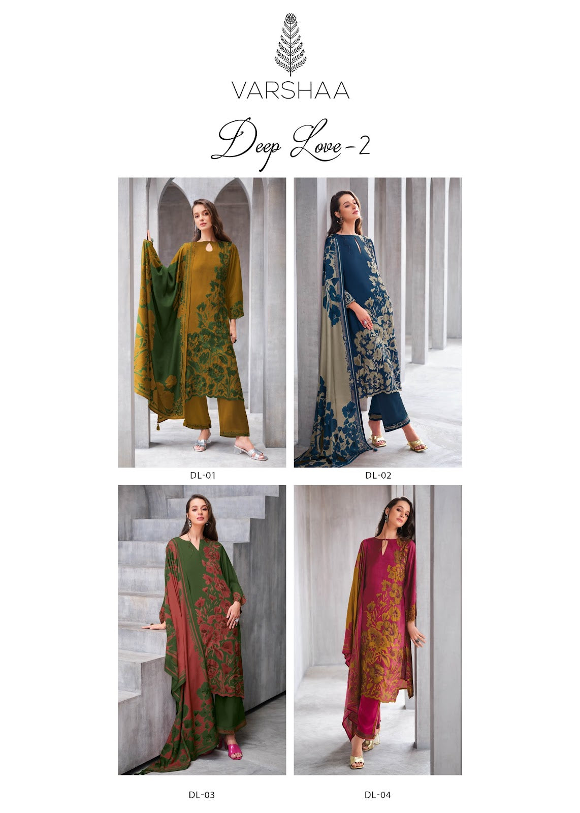 Deep Love 2 Varshaa Viscose Muslin Pant Style Suits Wholesale