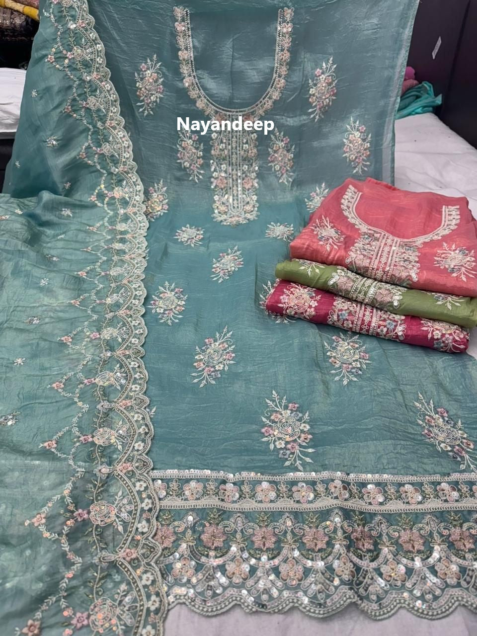 Deepti Nayandeep Crush Salwar Suits Wholesale Rate