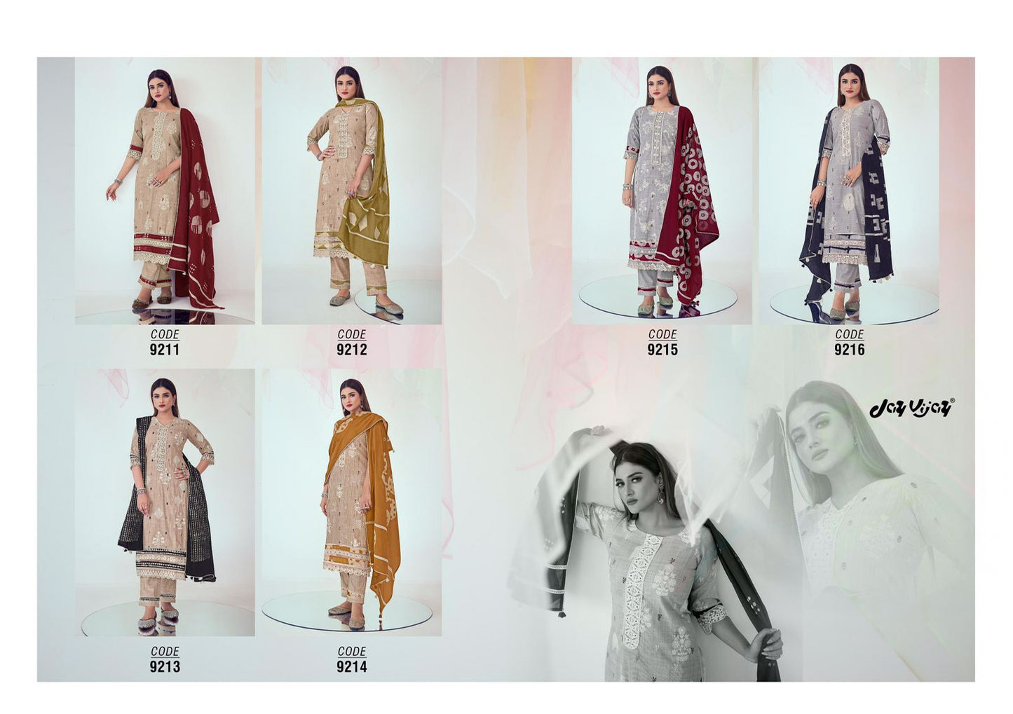 Deeva Musafir Vol 2 Jay Vijay South Cotton Pant Style Suits Exporter Gujarat