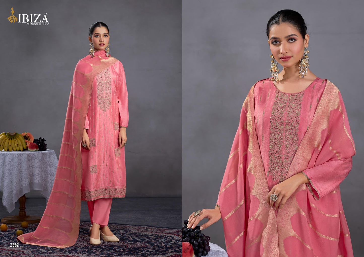 Denara Ibiza Pure Russian Pant Style Suits Manufacturer Gujarat