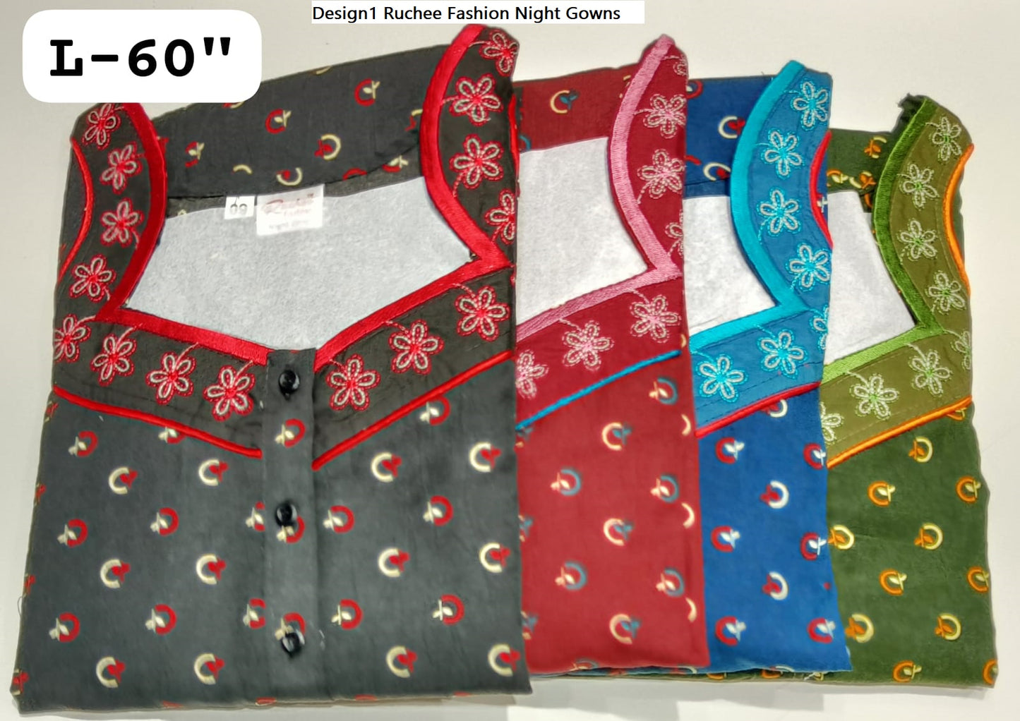 Design1 Ruchee Fashion Crush Night Gowns Manufacturer Gujarat