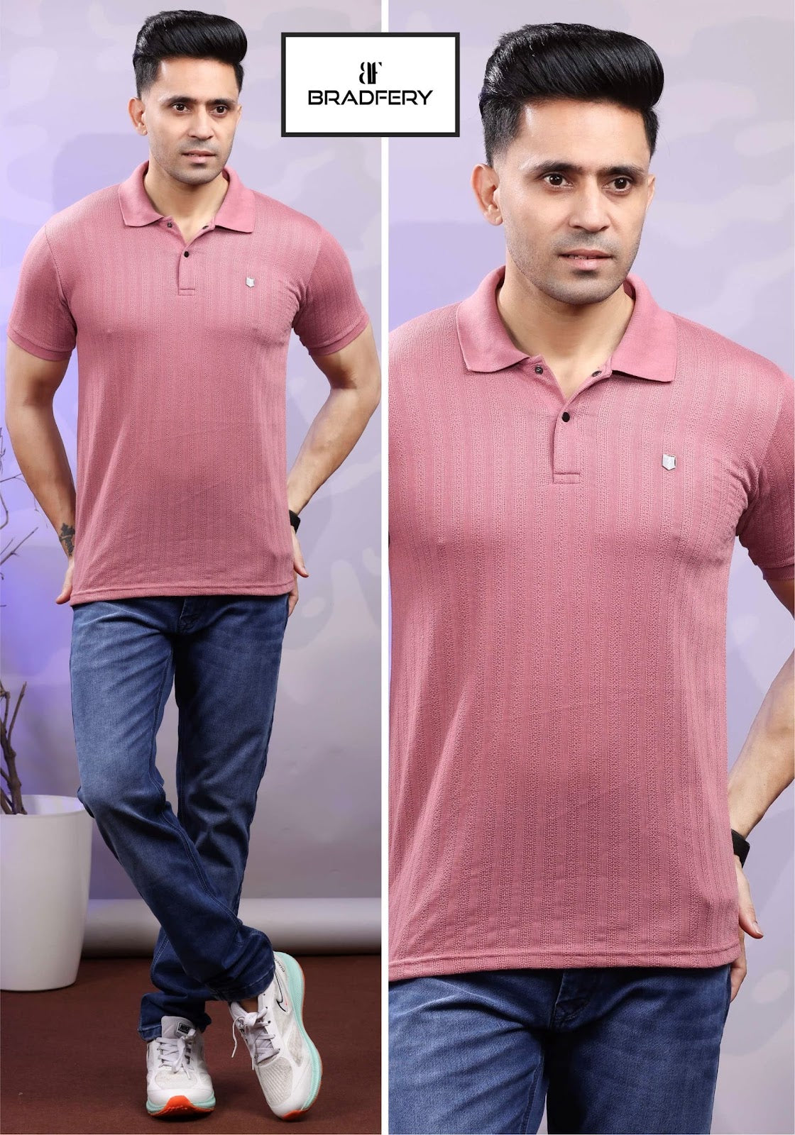 Design 01 Bradfery Knit Mens Tshirts Exporter