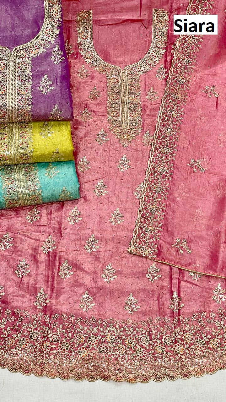 Design 0508 Siara Crush Salwar Suits Wholesale