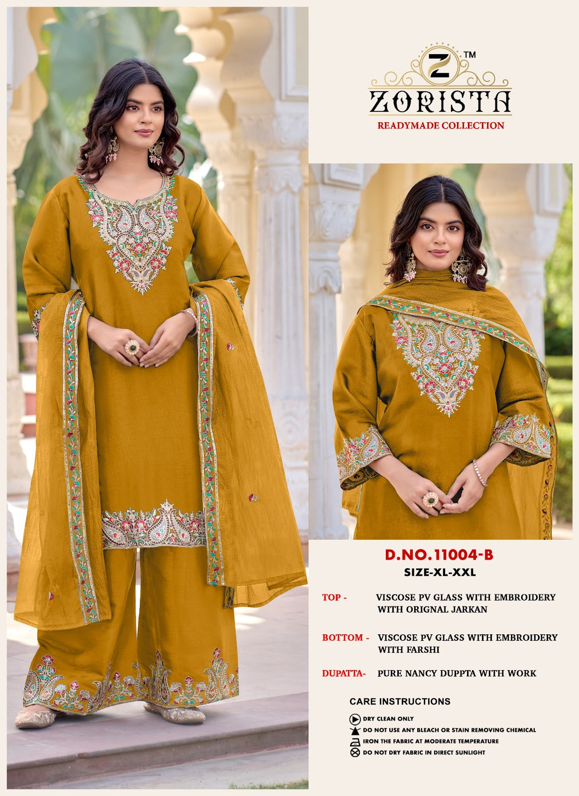 Design 11004 Abcd Zorista Viscose Pakistani Readymade Suits Supplier India