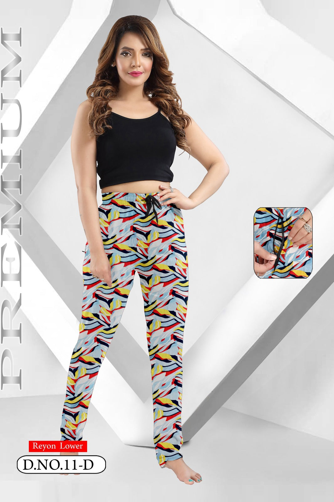 Design 11 Kavyansika Rayon 22Kg Women Night Lower Wholesaler India