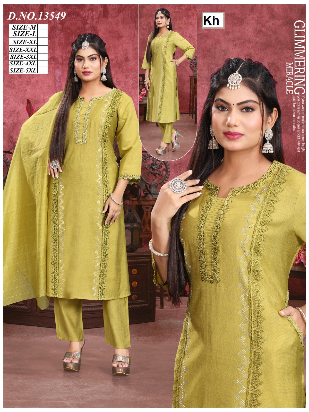 Design 120625 Kh Vatican Readymade Pant Style Suits Supplier Gujarat